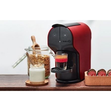 Delta Cafetera de cápsulas Delta Quick Roja Delta Cafetera de cápsulas Delta Quick Roja